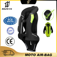 Motorcycle Airbag Vest Moto Jacket Reflective Safety Vest Motorcycle Rider Vest Moto Racing Air Bag Motocross Protective Airbag