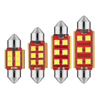 ไฟ LED ข้อผิดพลาด, ไร้ Canbus, โคมไฟโดม Phanx, 31mm, 36mm, 39nm, 41mm, 3030 SMD, C5W, C10W, SV8.5, ไ