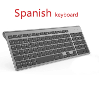 Spanish Usb Slim Wiress Keyboard For Wiress Pc Computer Tv SSS