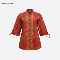 Keris Gallery Blouse Batik Lengan 3/4 Motif Jati Diri - Merah S