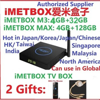 Original 2023 iMETBOX MAX 4GB 128GB /iMETBOX M3 4G 32GB 8k TV Box hot in Singapore Malay Korea Japan chinese HK TW USA Canada