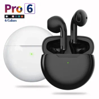 TWS Pro6 Wireless Headphones Bluetooth Earphones Earbuds Ear Bods Stereo Sport Waterproof Headset With Charging Box Microphone