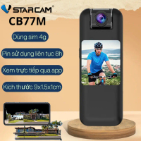 Camera hành trình dùng sim 4g Vstarcam CB77M tích hợp màn hình, gọi video call, độ phân giải HD 3M