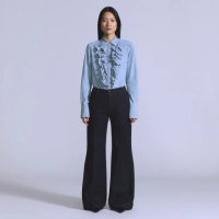 【LEVIS】BLUETAB™ 女款 西裝式丹寧牛仔喇叭褲 / 靴型褲 人氣新品 001LY-0000
