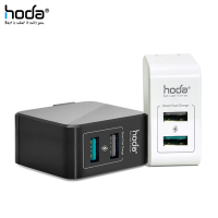 hoda 極速 27W 智慧雙孔 USB-A 電源供應器/充電器