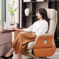 Senior Commerce Office Chair Leather Massage Computer Boss Gaming Chair Executive Study Sillas De Oficina Office Furniture Girl