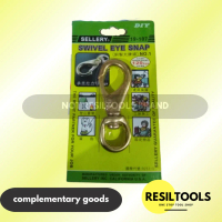 Swivel Eye Snap Kuningan No 1 Kekuatan 120 kg Sling Hook Anti Karat Pengait Rantai Wire Rope Tali Pa