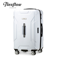 Flexflow 消光白 29型 特務箱 智能測重 防爆拉鍊旅行箱 南特系列 29型行李箱【官方直營】