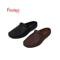 Fladeo I23/MSM204-1WH/ Sepatu Moccasin Slip On Pria [ Slip On Shoes ]