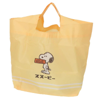【Kamio】SNOOPY 史努比 可折疊大容量硬底購物袋 S 復古