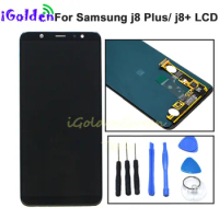 100% Tested For Samsung Galaxy j8 Plus 2018 LCD Touch Screen Digitizer Assembly For Samsung j8 Plus LCD j8+ j805 LCD