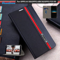 Luxury PU Leather Case For OPPO A1 5G Flip Case For OPPO A98 5G OPPO F23 5G Phone Case Soft TPU Silicone Back Cover