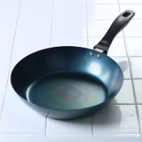 【藤田金屬】職人製平底鐵鍋 深煎鍋 26cm 日本製 IH爐可用鍋(不挑爐具 無塗層)