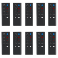10X Replacement Remote Control Suitable For Dyson AM09 HP00 HP01 Air Purifier Leafless Fan Remote Control Black