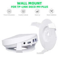 Wall Mount for TP-Link Deco M9 Plus Whole Home Mesh WiFi System,TP Link Deco M9+ Holder WiFi Router Shelf Cable Storage Bracket