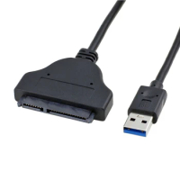 USB 3.0 To 2.5" SATA 3 Hard Drive Adapter Cable SATA To USB 3.0 Converter For SSD/HDD - Hard Drive Adapter Cable