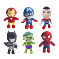 Disney Marvel Avengers Spider Man Iron Man Superheroes Movie Figure Plush Toys Cartoon Cute Doll Kid Birthday Gift Home Cuadros