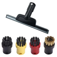 Nozzle Brush Head for Karcher SC2 SC3 SC4 SC5 Steam Cleaner Replacement Karcher Accessories Window Nozzle Round Brush