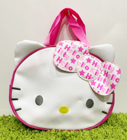 【震撼精品百貨】凱蒂貓_Hello Kitty~日本SANRIO三麗鷗 KITTY 造型防水袋/手提袋-大頭緞帶#75488