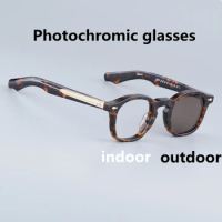 JMM Zephirin 47 Photochromic Transition Sunglasses GD G-dragon Acetate Handmade Designer Brand Uv400 Unisex Glasses with Case