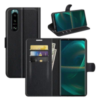 For Sony Xperia 5 III Case Cover Wallet Leather Flip Leather Phone Case For Sony Xperia 5 III Stand Cover For Sony Xperia 5 III