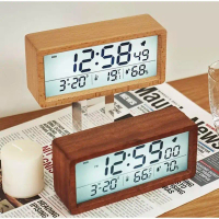 Certified ProductsReady to ship Bamboo LED Clock, Digital Alarm Clock, Desktop Electronic AAA Clock,