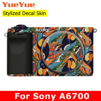 Stylized Decal Skin For Sony A6700 Alpha 6700 Camera Sticker Vinyl Wrap Anti-Scratch Protective Film ILCE-6700 ILCE6700