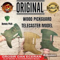 Wood Pickguard Telecaster Single Coil Model Bonus Pick Pickguard Gitar Electric