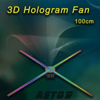 100cm 3D hologram fan led hologram fan 3D led fan custom hologram hologram display holographic effect advertising light app