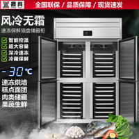 四六門商用雙溫風冷無霜冷凍柜插盤烘焙面團包餃子慕斯蛋糕速凍柜