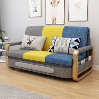 Sofa Bed Retractable Folding Dual-Purpose Sitting and Lying Small Apartment Single Double Balcony Multi-Function Bed