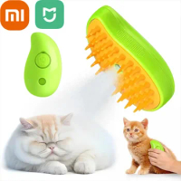 Xiaomi MIJIA Dog Steam Brush Electric Steamy Cat Hair Brush 3 In1 Dog Remove Tangles And Loose Hair For Pet Massage Steamy Combs