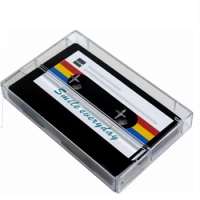 Custom Color Printing LOGO Tape Model USB2.0 4GB 8GB 16GB 32GB 64GB Flash Disk and Transparent Case
