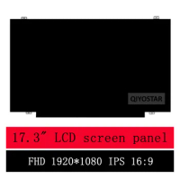 Replacement 17.3 inches 60Hz FullHD 1920x1080 IPS 30Pins LCD Display Screen Panel for Asus VivoBook Pro 17 N705UD-EH76 N705U
