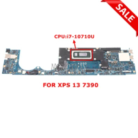 EDP35 LA-H931P CN-068V0G 068V0G 68V0G For DELL XPS 13 7390 Laptop Motherboard With SRGP2 i7-10710U CPU+8G RAM