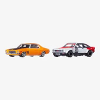 Hotwheels / HotWheels Premium Two Pack / Twin Pack HBL96 73 Holden Monaro GTS & 77 Holden Torana A9X