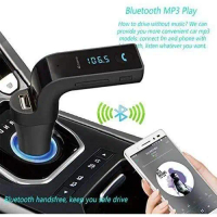 kereta g7 pemain mp3 kereta bluetooth pengecas kereta bluetooth panggilan bebas tangan