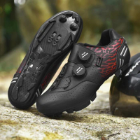 Cycling Bike Shoes Mtb Shoes Men's and Women's Mountain Bike Shoes Self-locking Trail Sneakers Riding Boots SPD Pedals Mountain