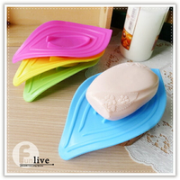 葉子造型瀝水皂盤 滴水皂盤肥皂盒 肥皂架廚房衛浴用品 菜瓜布架