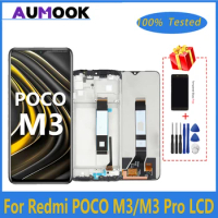 6.53" Original LCD Replacement For Redmi Poco M3 Pro Poco M3 Display Touch Screen Digitizer Assembly M2010J19CG, M2010J19CI