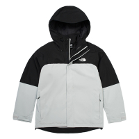 The North Face 北臉 外套 男款 運動連帽外套 衝鋒衣 三合一 防潑水 保暖 黑灰 NF0A89ZPC3F