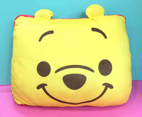 【震撼精品百貨】Winnie the Pooh 小熊維尼~絨毛娃娃~頭型長型抱枕&amp;靠枕#11264