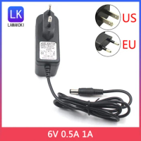 AC 110-240V to DC 6V 0.5A 1A Universal Power supply Adapter Charger 6 V Volt for Omron Blood Pressure Monitor M2 M3 UK AU PLUG