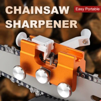 Portable Chain Saw Sharpener Manual Chainsaw Sharpening Jig Grinding Abrasive Tool Machinery Chain Saw Drill Sharpen Tools