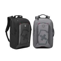 【VICTORINOX 瑞士維氏】Touring 2.0 後背包附單車燈附加裝置 19x31x45cm 灰/黑(612117/612118)