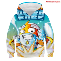 Newest Super Zings 3D print Hoodies for Boys Girls Superzings Anime Pullover Children Harajuku Streetwear Kids Sweatshirts