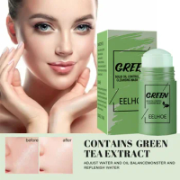 Green Mask Stick for Face, Blackhead Remover,Deep Pore Cleansing,Moisturizing, Skin Brightening for All Skin of Men and Women