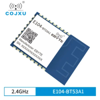 10pcs EFR32BG22C 2.4Ghz BLE 90m Long Range with Defult Software BLE5.2 Blue-tooth Module E104-BT53A1