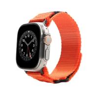 Nylon strap For Apple Watch band 49mm 45mm 44mm 42mm Buckle Canvas Bracelet iWatch Series 3 4 5 6 se 7 8 ultra