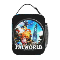 Palworld With Pals Thermal Insulated Lunch Bag for Travel Gift for Gamer Food Bag Container Men Women Cooler Thermal Lunch Box